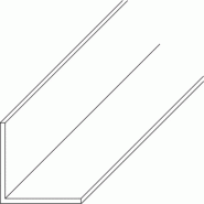 Profilés en pvc - cornières égales pvc - prunier - 2.60 m