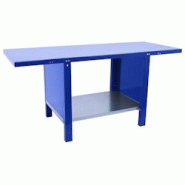 PROREGAL Etabli BUFFALO METAL | HxLxP 83x150x73cm | Capacité de Charge 700kg | Bleu - bleu métal PR_RS157-05 PROREGAL Etabli BUFFALO METAL | HxLxP 83x150x73cm | Capacité de Charge 700kg | Bleu - bleu métal PR_RS157-05