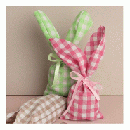 Sac Bunny Vichy vert 13,7x29cm Sac Bunny Vichy vert 13,7x29cm