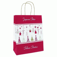Sac kraft Bambino poignées torsadées 35x14x41cm - par 50