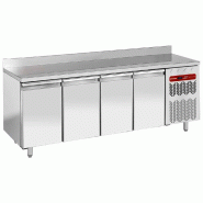 Table de travail refrigeree timbre positive avec dosseret ventilée ... - PTG4N/HA-R2