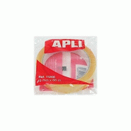 Apli Lot de 8 Ruban adhésif transparent, 19mm x 66m, mandrin de 76 - 8410782112662