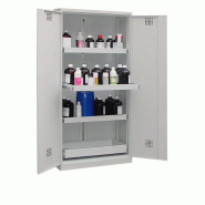 Armoire de sûreté à tiroirs haute 2 portes - Capacité 300L - Construction en acier - Peinture grise RAL 7035