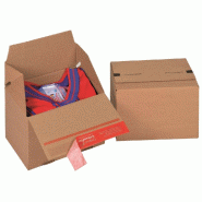Boîte d'expédition antiforçage fond auto Eurobox S 19.5x14.5x14cm