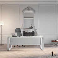 Bureau de Direction en verre X7 - Officity - 200, Blanc, Verre Blanc_0