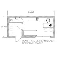 Cabinet modulable paramed - 20 ou 30 m2 - studio 3d - medibox Cabinet modulable paramed - 20 ou 30 m2 - studio 3d - medibox
