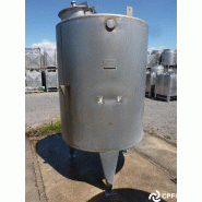 Cuve CIP Pierre Guerin 2000 L - CUV353 - Inox 304L, 2500mm Hauteur