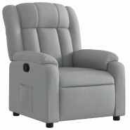 Fauteuil inclinable Gris clair Tissu Modèle Gerdelora - 373574
