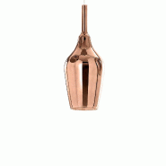 Gea Luce Ofelia S/12 Mini Suspension En Verre Borosilicate Cuivre Miroir Avec Connexion G9 Et Câble De 3 Mètres Pour Intérieur - Gealuce - cuivre O