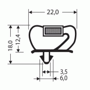 Joint pvc magnetique pour meubles frigos jpc-103_0