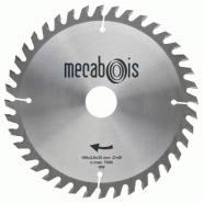 Lame carbure pour finition, diam?Tre 160, al?Sage 20, 40 dents