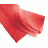 Papier de soie rouge 17g/m² 50x75cm - par 240 feuilles