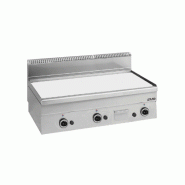 Plancha lisse chrome gaz à poser MBM  Référence: GFT106LC