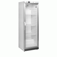 Réfrigérateur vitré 374 litres extérieur inox porte aluminium - PUR400SG