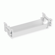 ROLINE Easy2Open Canal de câbles, montage sous le bureau, blanc, 44,9 cm