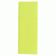 Serviette-étui pour couverts intissé kiwi 33x40cm - par 700