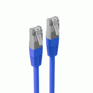 Shiverpeaks Cable patch BASIC-S, cat. 6, S/FTP, 3 m, bleu - bleu 4017538015594