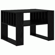 VidaXL Table basse Chêne noir 66 x 49,5 x 45 cm Bois d'ingénierie Modèle Orion Master Urban - 8000117