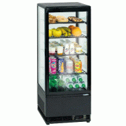 Vitrine réfrigérée positive 98 L Noire | Casselin - CVR98LN