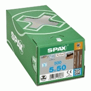 Boîte de 100 vis béton Tapcon HFL 5x40/5 à tête hexagonale SPIT 058726 -  SPIT - 058726