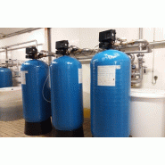 Adoucissement d'eau industriel - Babcock Wanson - Débit de 0,125 à 20 m3/h - Capacité de résine de 25 à 550 litres