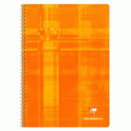Clairefontaine Lot de 10 Cahier Metric A4, 100p./50 feuilles 90 g/m² reliure intégrale, Séyès - 3329680681413