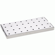 Cocktail7 Bac de Récupération Acier Inoxydable 30x15cm - argenté inox TB-02