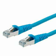 Cordon Cat.6A (Class EA) FTP AWG26, bleu, 3 m_0