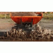 Dumper D350AHG Ausa - Capacité 3,5 tonnes - Benne rotative 180° - Châssis articulé - Moteur Kubota 32.8 kW