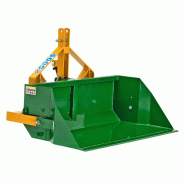 Godet arrière hydraulique 3 points dhs 140 hy Godet arrière hydraulique 3 points dhs 140 hy