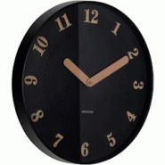 Horloge murale polypropylène Amena noir Karlsson - noir 8714302772276 Horloge murale polypropylène Amena noir Karlsson - noir 8714302772276