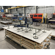 Palonnier à ventouses Amio - Charges jusqu'à 300 kg - Pour manutention de cartons, fûts, sacs et plaques en bois Palonnier à ventouses Amio - Charges jusqu'à 300 kg - Pour manutention de cartons, fûts, sacs et plaques en bois