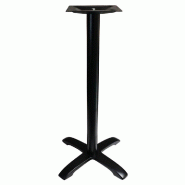 Piètement Détroit Ht108 pour mange debout intérieur 70x70, Ø70cm maxi