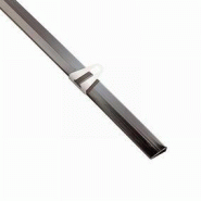Réglette noire rigide - 100cm plastique noir
