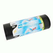 Starpak 30 sacs poubelle, LDPE 60 l 100 cm x 57 cm noir extra résistants et extra indéchirables - noir plastique polypropylène 12133 Starpak 30 sacs poubelle, LDPE 60 l 100 cm x 57 cm noir extra résistants et extra indéchirables - noir plastique polypropylène 12133