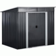 Uniprodo - Uniprodo Uni-SHED-03 Abri en métal avec Toit en Pente 260 x 195 x 202 cm - 4062859175120