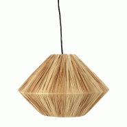 WellHome - Suspension en papier tissé Ø33x24,5cm - acier WH14305