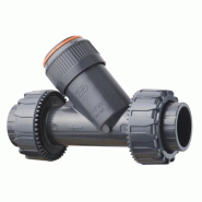 Clapet de retenue PVC avec manchons union 2 pièces FF EPDM D016 PN16 - Référence 31VRUIV016E