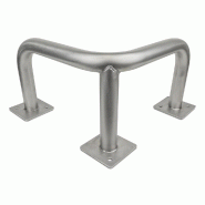 Coin tubulaire défense en acier inoxydable 90ºC Horemaq - 425402