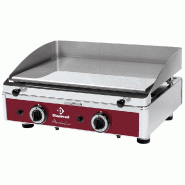 Diamond - Plaque de cuisson lisse, chromée, gaz - réf. PLANCHA/2CR-N - gris inox AKS-PLANCHA/2CR-N Diamond - Plaque de cuisson lisse, chromée, gaz - réf. PLANCHA/2CR-N - gris inox AKS-PLANCHA/2CR-N