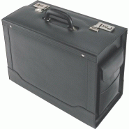 Jüscha Pilot case Ancona, en cuir noir - 45042