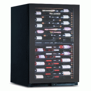 KLIMAITALIA Réfrigérateur à vin ventilé à 2 températures. 116 bouteilles. Porte verre fumé. LED. Étagères métalliques à tiroirs. Thermo num KLIMAITALIA Réfrigérateur à vin ventilé à 2 températures. 116 bouteilles. Porte verre fumé. LED. Étagères métalliques à tiroirs. Thermo num