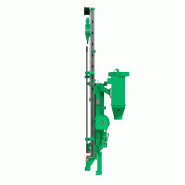 Mât de forage CPA 222E - Montabert - Perforateur HC50 - Glissière en aluminium - Système de captage des poussières