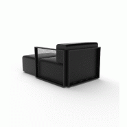 Module chaise-longue gauche THE FACTORY - noir_0