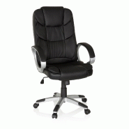 MyBuero Fauteuil de bureau RELAX BY155 simili-cuir noir - noir plastique 722300