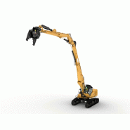 Pelle de démolition grande portée - Puissante et stable pour travaux en hauteur