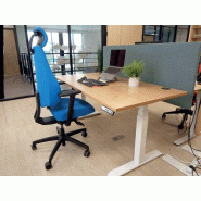 Bureau assis debout ergonomique Tolmin - réglage en hauteur électrique, mémorisation 4 hauteurs, dimensions 160x80 cm Bureau assis debout ergonomique Tolmin - réglage en hauteur électrique, mémorisation 4 hauteurs, dimensions 160x80 cm