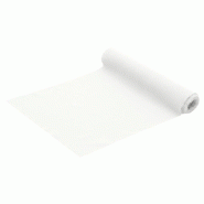 Chemin de table Touche de vent blanc 28cm x 5m