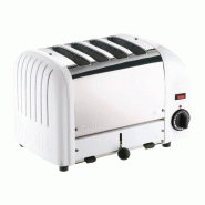 Grille-pain 4 tranches blanc Vario 40355 | Dualit - F211