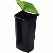 HAN Insert 3L avec couvercle pour corbeille MONDO, coloris noir/vert - 1843-05 HAN Insert 3L avec couvercle pour corbeille MONDO, coloris noir/vert - 1843-05